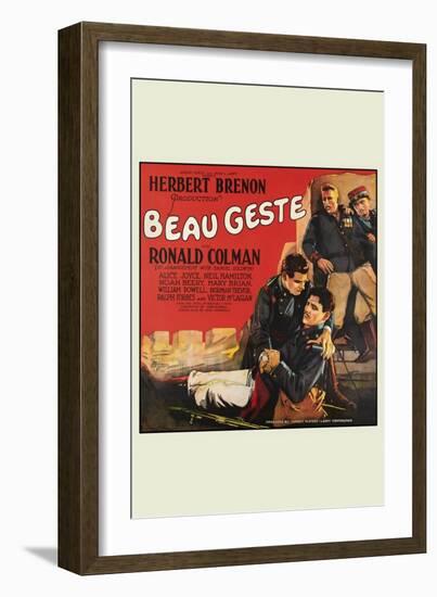 Beau Geste-null-Framed Art Print