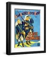 Beau Hunks, (aka Les Deux Legionnaires), French Poster Art, 1931-null-Framed Art Print