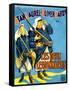 Beau Hunks, (aka Les Deux Legionnaires), French Poster Art, 1931-null-Framed Stretched Canvas