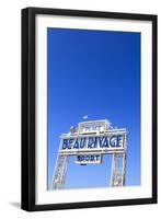 Beau Rivage Beach Sign-Amanda Hall-Framed Photographic Print