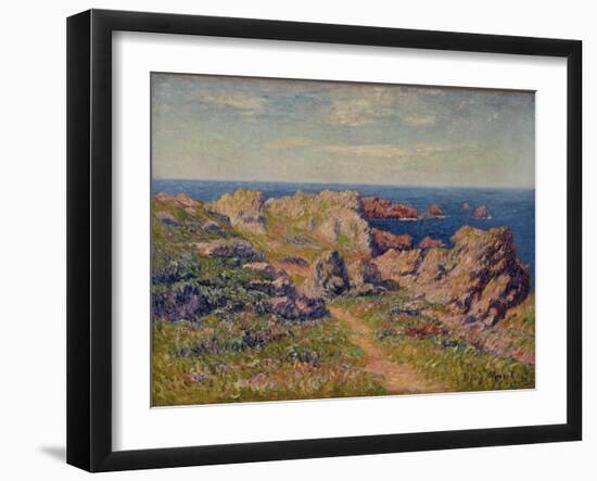 Beau temps à Pern, île d'Ouessant-Henry Moret-Framed Giclee Print