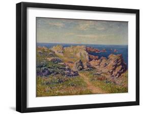 Beau temps à Pern, île d'Ouessant-Henry Moret-Framed Giclee Print