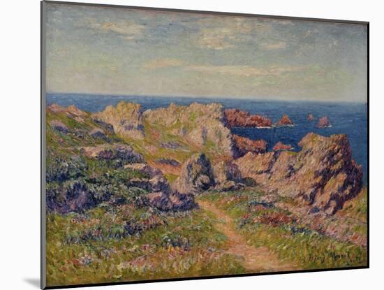 Beau temps à Pern, île d'Ouessant-Henry Moret-Mounted Giclee Print