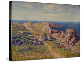 Beau temps à Pern, île d'Ouessant-Henry Moret-Stretched Canvas