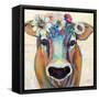 Beau with Flowers-Jeanette Vertentes-Framed Stretched Canvas