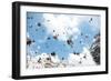 Beaubourg, Centre Georges Pompidou, Paris (4th arrondissement). Square with pigeons. July 17, 2013-Gilles Targat-Framed Photographic Print