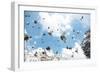 Beaubourg, Centre Georges Pompidou, Paris (4th arrondissement). Square with pigeons. July 17, 2013-Gilles Targat-Framed Photographic Print