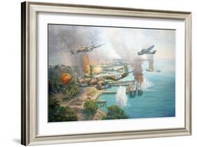 Beaufighter Blitz-John Bradley-Framed Giclee Print