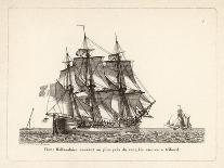 Dutch "Flute" Sails Away on the Breeze-Beaugean-Art Print