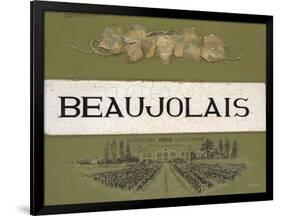 Beaujolais Cellar Reserve-Arnie Fisk-Framed Art Print