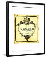 Beaujolaise Wine Label-null-Framed Giclee Print