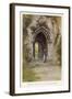 Beaulieu Abbey, Hampshire: Door of the Abbey Church-null-Framed Art Print
