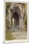 Beaulieu Abbey, Hampshire: Door of the Abbey Church-null-Mounted Art Print