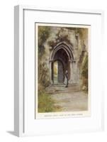 Beaulieu Abbey, Hampshire: Door of the Abbey Church-null-Framed Art Print