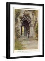 Beaulieu Abbey, Hampshire: Door of the Abbey Church-null-Framed Art Print