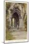 Beaulieu Abbey, Hampshire: Door of the Abbey Church-null-Mounted Art Print