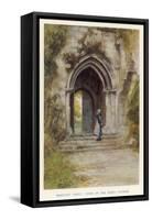 Beaulieu Abbey, Hampshire: Door of the Abbey Church-null-Framed Stretched Canvas