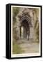 Beaulieu Abbey, Hampshire: Door of the Abbey Church-null-Framed Stretched Canvas