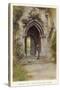 Beaulieu Abbey, Hampshire: Door of the Abbey Church-null-Stretched Canvas