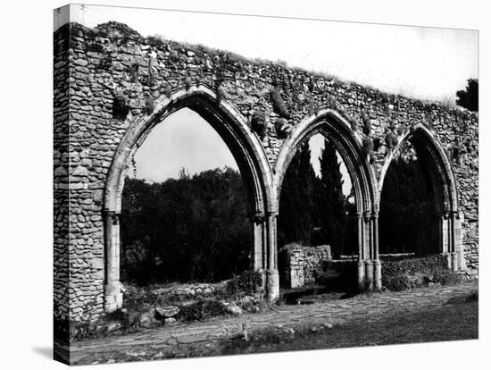 Beaulieu Abbey-Fred Musto-Stretched Canvas