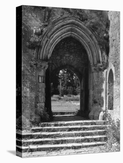Beaulieu Abbey-Fred Musto-Stretched Canvas