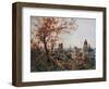 Beaulieu-Lès-Loches, October 1886 (Painting)-Emmanuel Lansyer-Framed Giclee Print