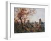 Beaulieu-Lès-Loches, October 1886 (Painting)-Emmanuel Lansyer-Framed Giclee Print