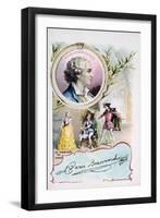 Beaumarchais and the Marriage of Figaro, 1784-null-Framed Giclee Print