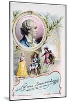 Beaumarchais and the Marriage of Figaro, 1784-null-Mounted Giclee Print