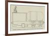 Beaumont Compressed-Air Locomotive, Used in the Channel Tunnel Works-null-Framed Giclee Print