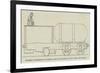 Beaumont Compressed-Air Locomotive, Used in the Channel Tunnel Works-null-Framed Giclee Print