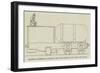 Beaumont Compressed-Air Locomotive, Used in the Channel Tunnel Works-null-Framed Giclee Print