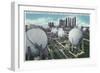 Beaumont, Texas - General View of the World's Largest Petroleum Butadiene Plant, c.1948-Lantern Press-Framed Art Print