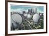 Beaumont, Texas - General View of the World's Largest Petroleum Butadiene Plant, c.1948-Lantern Press-Framed Art Print