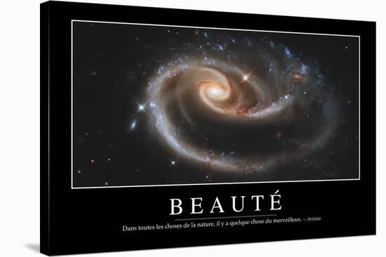 Beauté: Citation Et Affiche D'Inspiration Et Motivation-null-Stretched Canvas