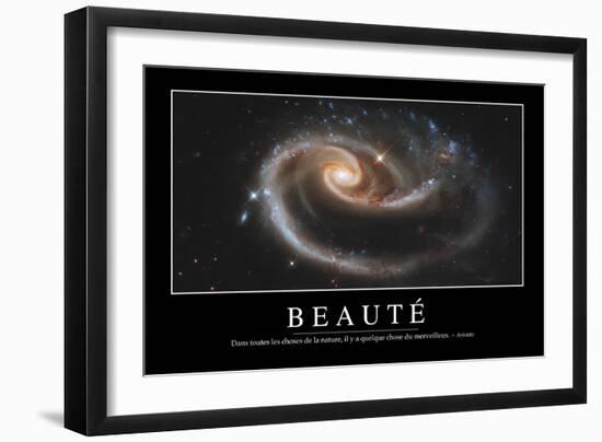 Beauté: Citation Et Affiche D'Inspiration Et Motivation-null-Framed Photographic Print