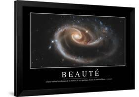 Beauté: Citation Et Affiche D'Inspiration Et Motivation-null-Framed Photographic Print