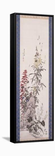 Beauteous Flowers: the Ten Friends, 1850-Yamamoto Baiitsu-Framed Stretched Canvas