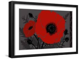 Beautes Rouges III-null-Framed Giclee Print