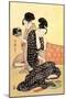 Beauties at Home-Kitagawa Utamaro-Mounted Art Print