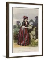 Beauties of England and Wales, Among the Ruins, Sussex-John Absolon-Framed Giclee Print