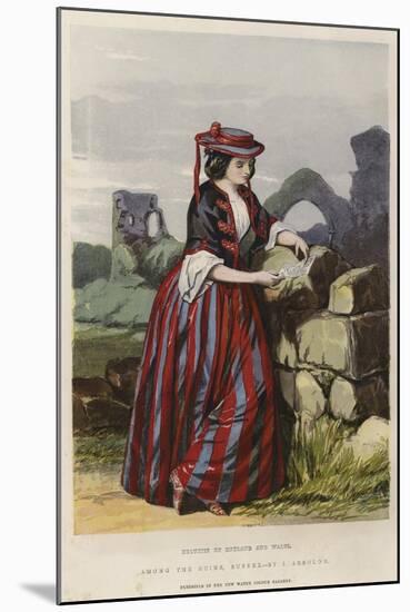 Beauties of England and Wales, Among the Ruins, Sussex-John Absolon-Mounted Giclee Print