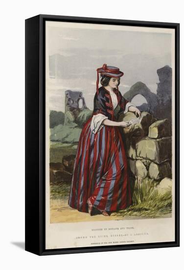 Beauties of England and Wales, Among the Ruins, Sussex-John Absolon-Framed Stretched Canvas