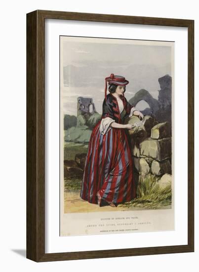 Beauties of England and Wales, Among the Ruins, Sussex-John Absolon-Framed Giclee Print