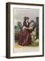 Beauties of England and Wales, Among the Ruins, Sussex-John Absolon-Framed Giclee Print