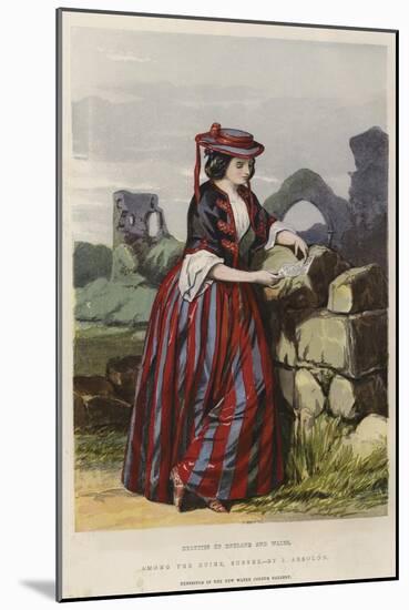 Beauties of England and Wales, Among the Ruins, Sussex-John Absolon-Mounted Giclee Print