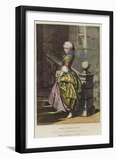 Beauties of England and Wales, Haddon Hall, Derbyshire-John Absolon-Framed Giclee Print