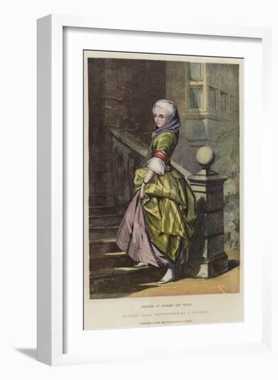 Beauties of England and Wales, Haddon Hall, Derbyshire-John Absolon-Framed Giclee Print