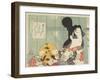 Beauties of Kan'ei and Shoho Era, April 1896-Kobayashi Kiyochika-Framed Giclee Print