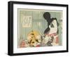 Beauties of Kan'ei and Shoho Era, April 1896-Kobayashi Kiyochika-Framed Giclee Print